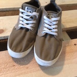 🌸CONVERSE tan taupe tie casual shoe Men's 9